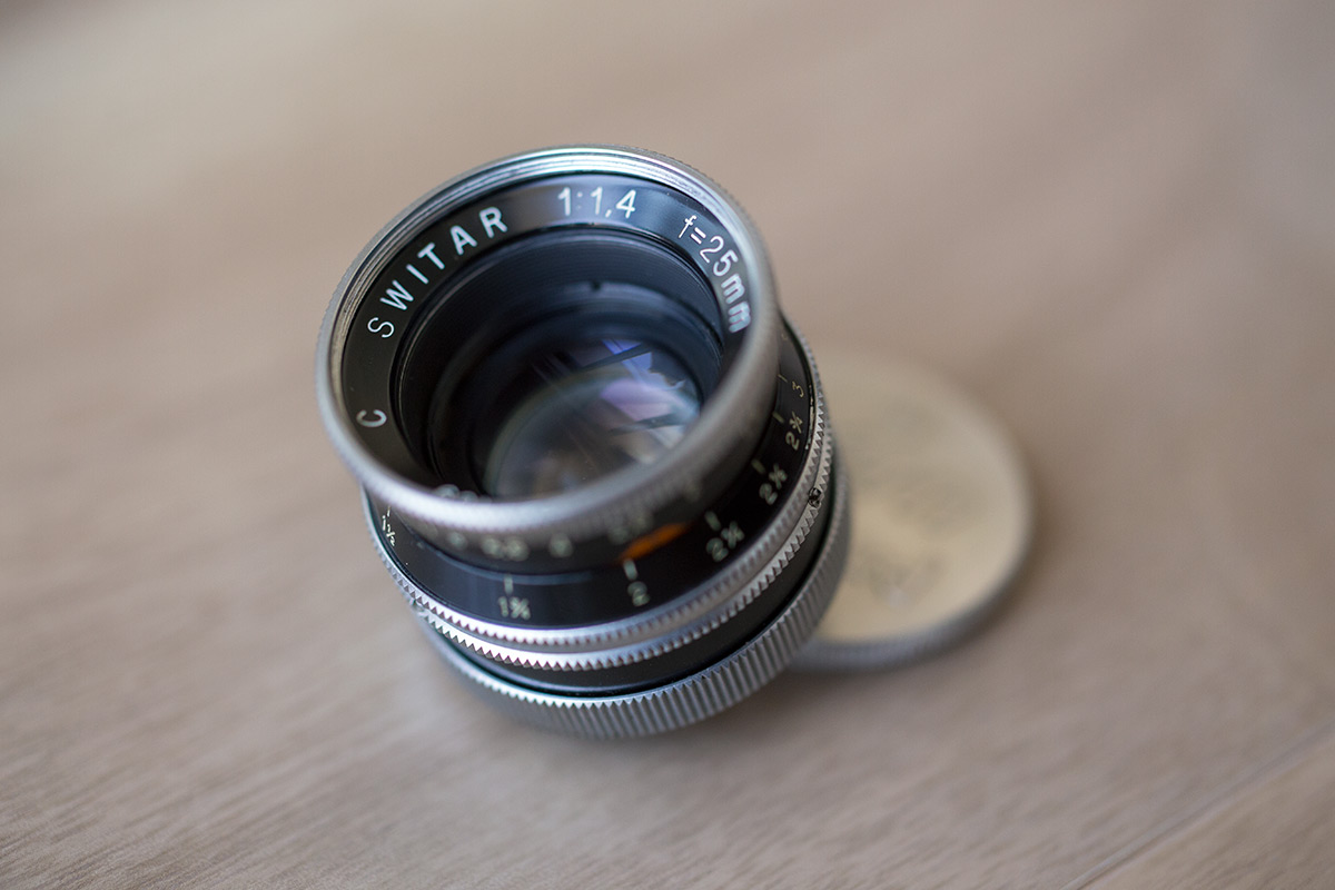 C SWITAR 1:1.4 f=25mm KERN Lens made in Switzerland