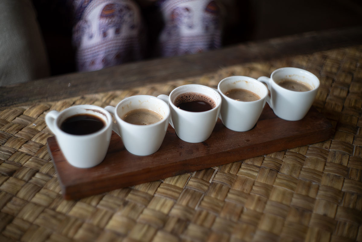 バリ・プリナ（Bali Pulina）で提供されるコーヒー