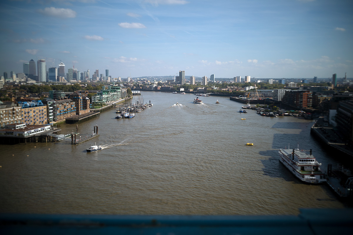 ロンドン：タワーブリッジからの眺め w/ W-NIKKOR･C 1:2.5 F=3.5cm - 2018年10月4日撮影
