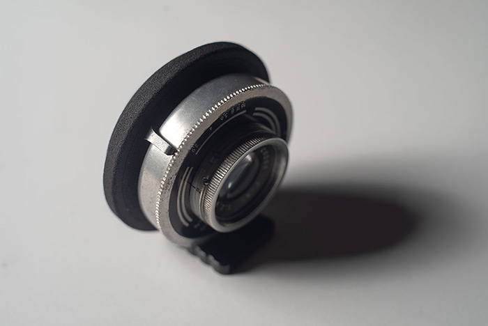 3D Printed Lens Mount Adapter: SEM KIM ANASTIGMAT CROSS F-45 1:2.9 to Leica-L