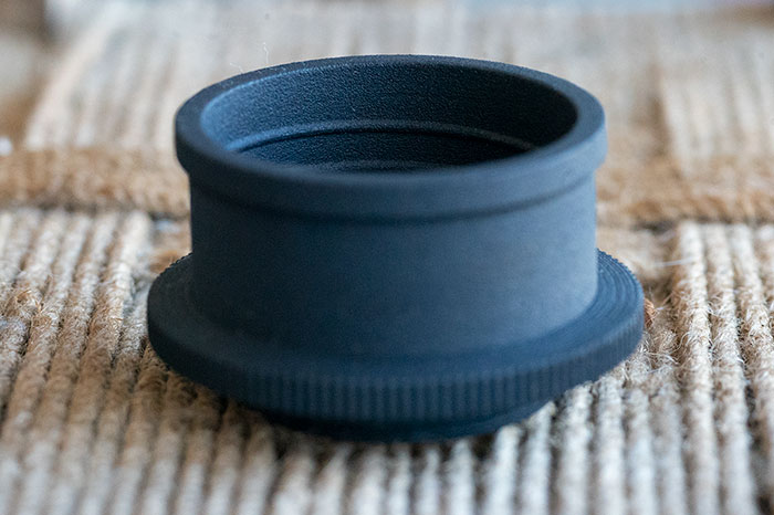 3D Printed Lens Mount Adapter: Angenieux Projector lens to Leica-L