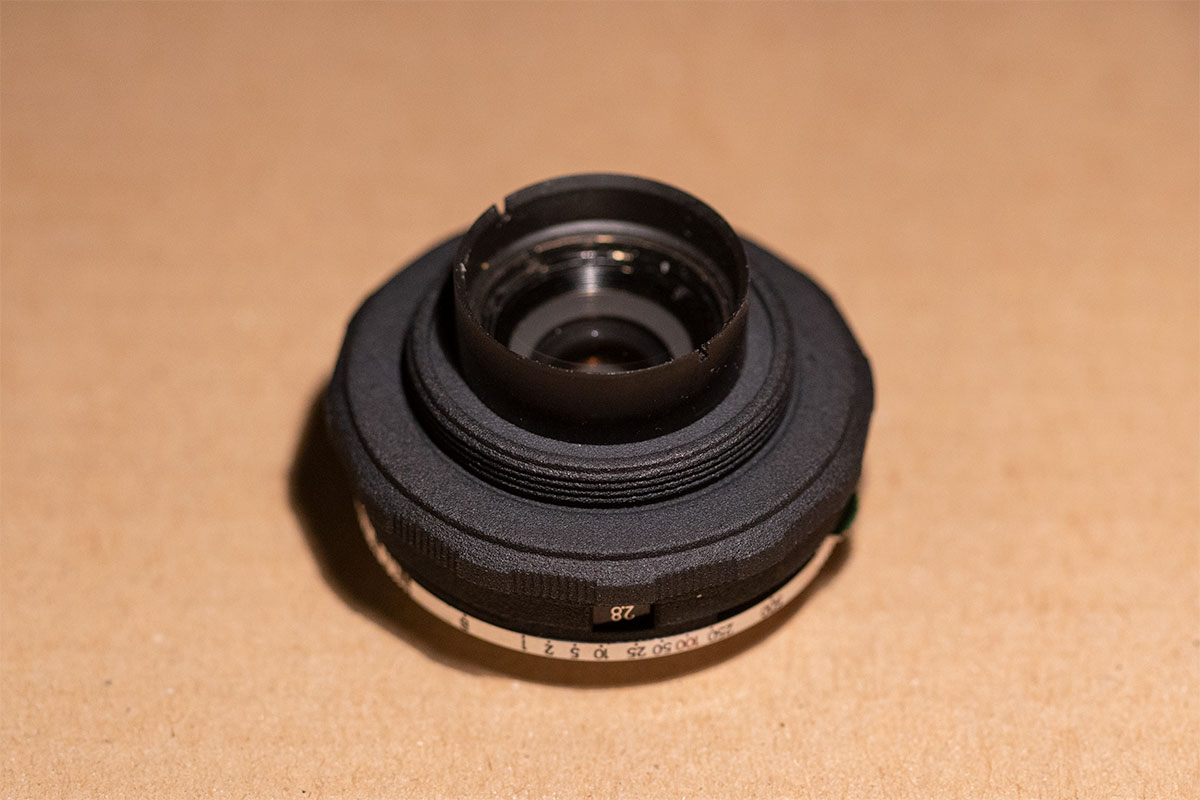 3D Printed Lens Mount Adapter: Prominar 1:2.8 f=35mm to L39（Leica-L）