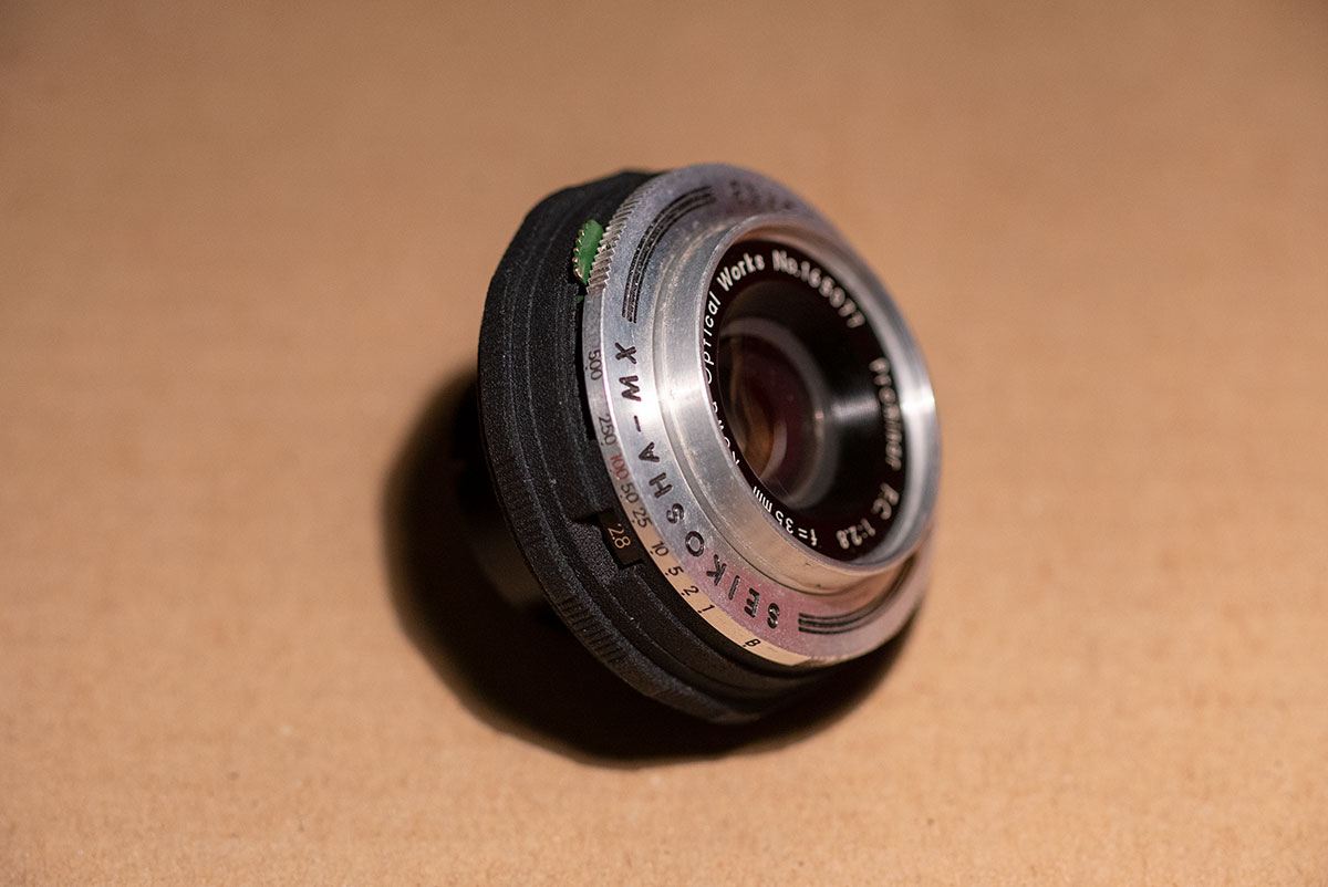 3D Printed Lens Mount Adapter: Prominar 1:2.8 f=35mm to L39（Leica-L）